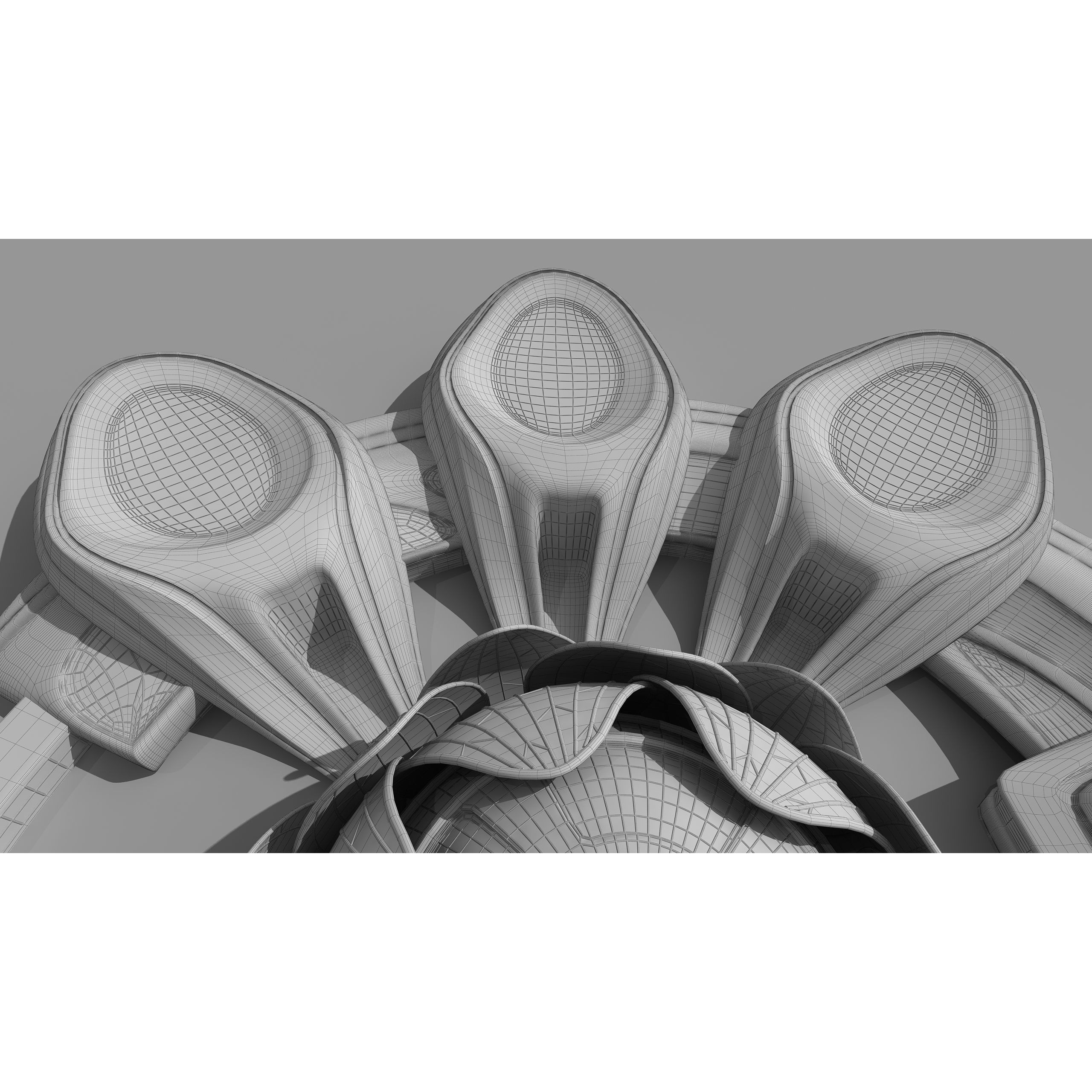 Science Museums Complex Building - 3D Model - View 24