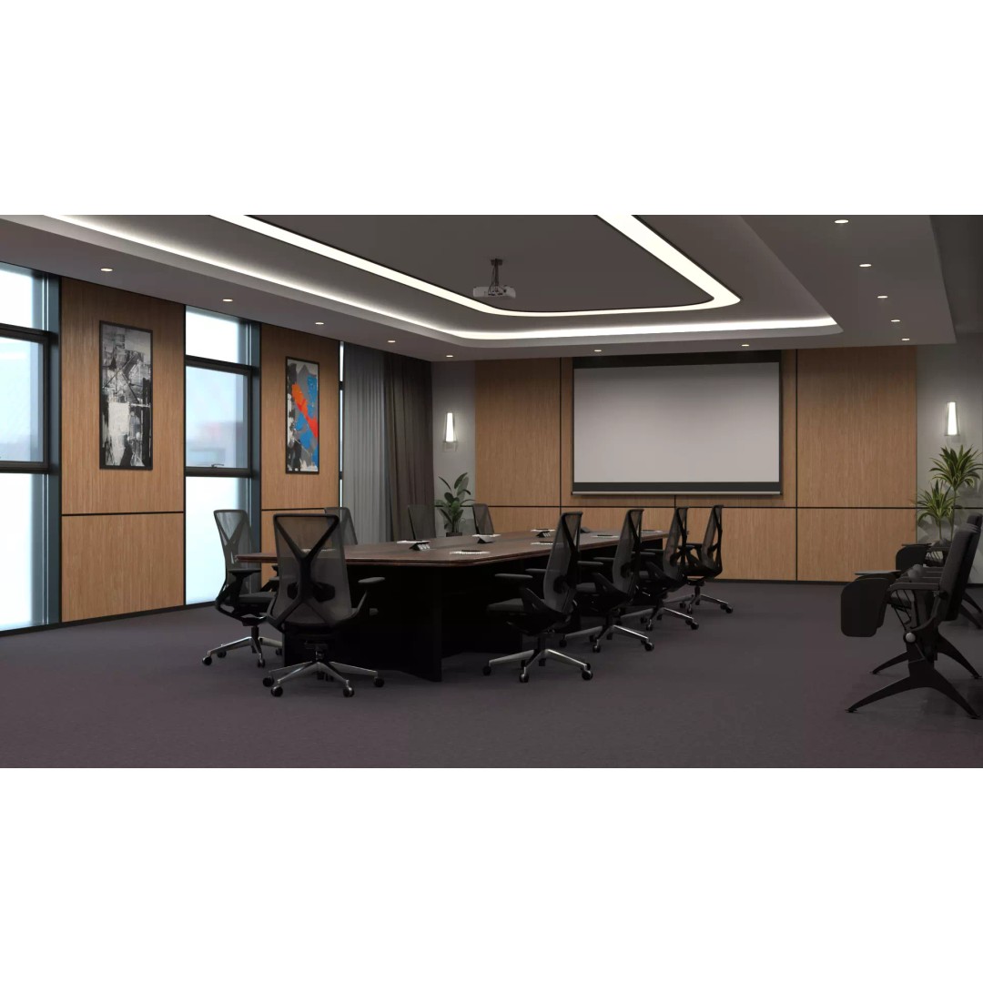 Bright Conference Room 3D Model – Modern Interior Design, FBX - View 2