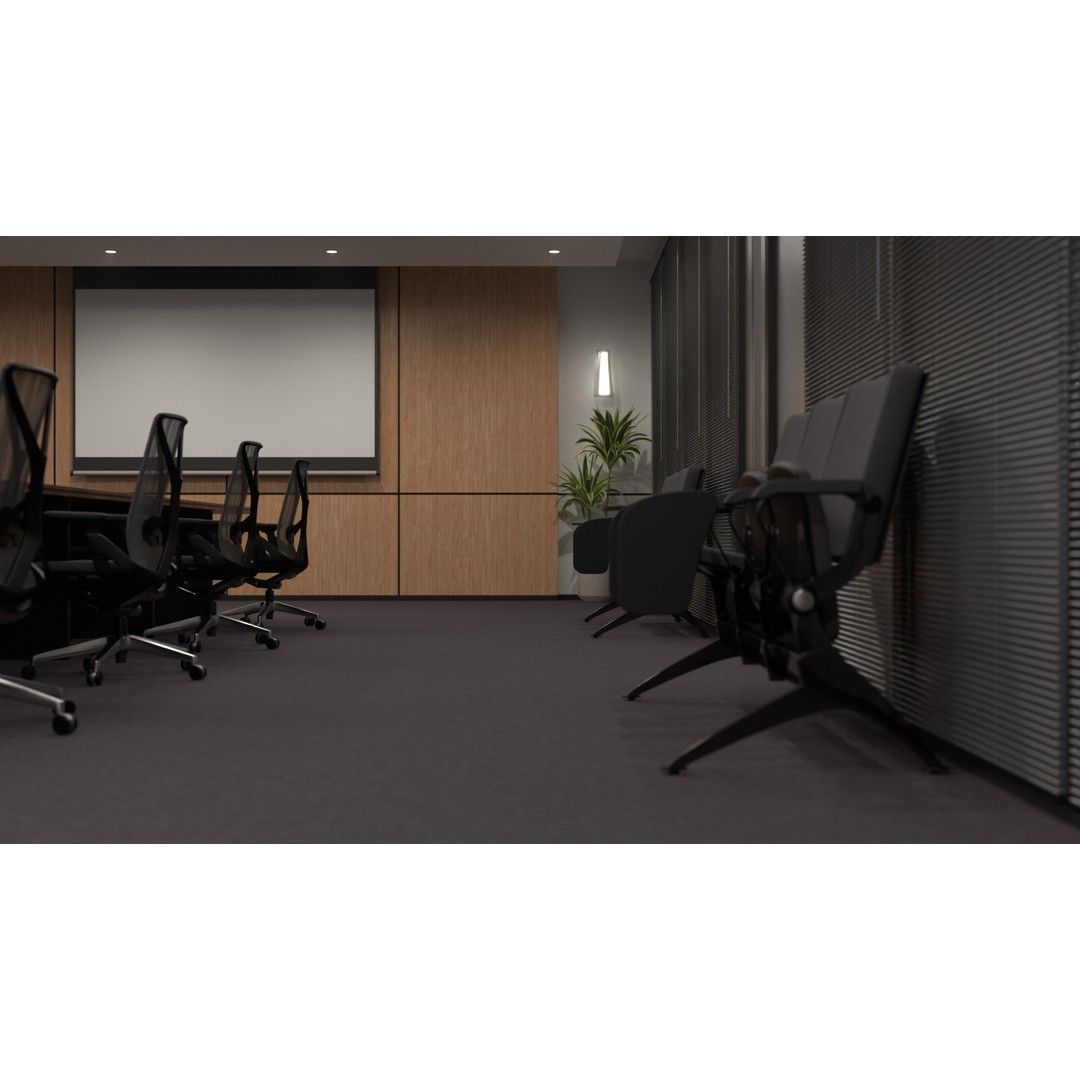 Bright Conference Room 3D Model – Modern Interior Design, FBX - View 6