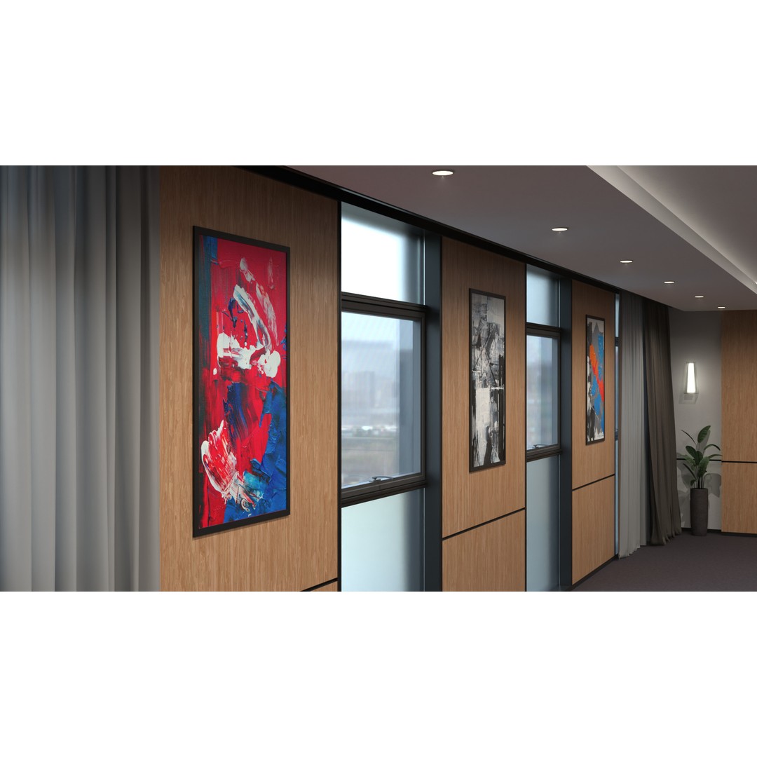 Bright Conference Room 3D Model – Modern Interior Design, FBX - View 8