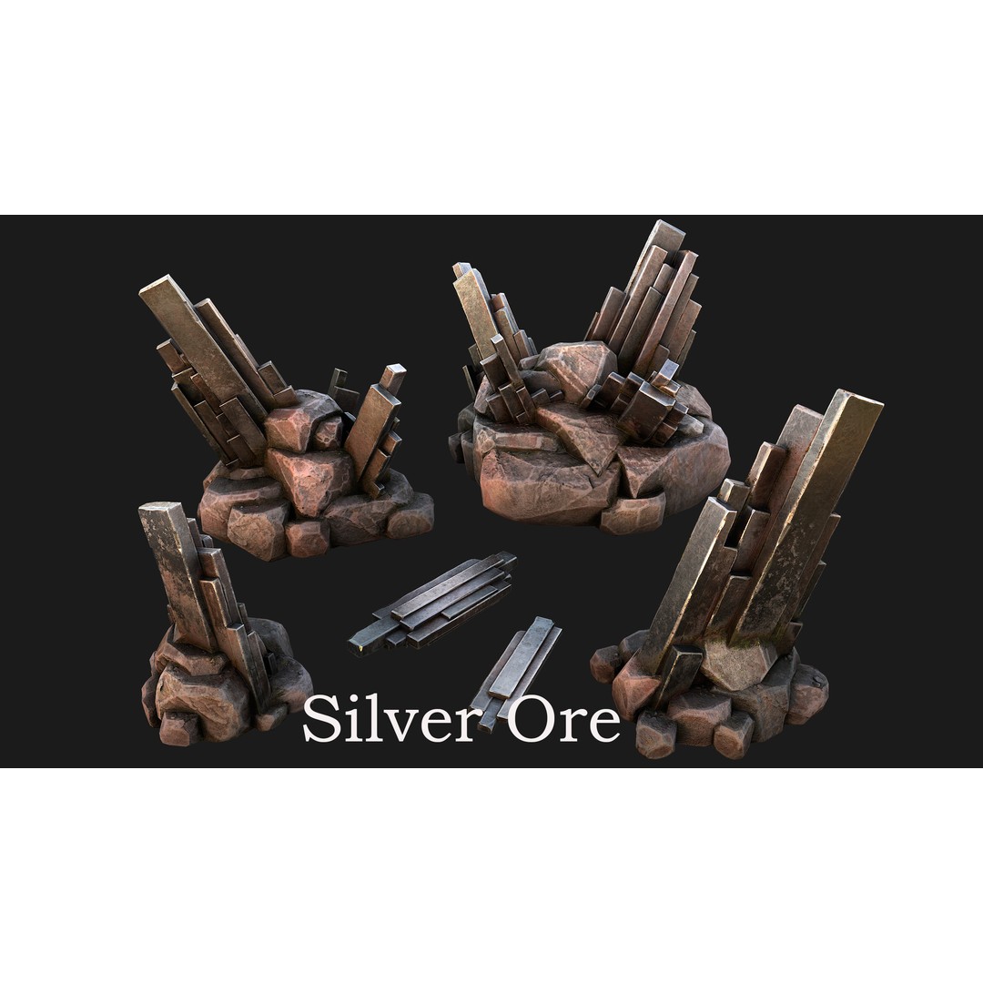 Medieval Mine 3D Model – Low Poly Game Asset, PBR Textures, FBX - View 10