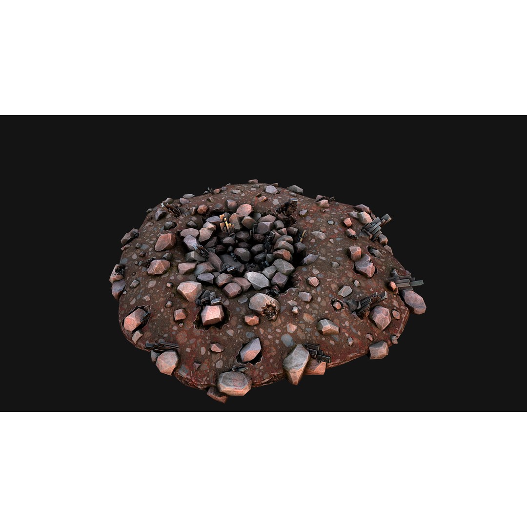 Medieval Mine 3D Model – Low Poly Game Asset, PBR Textures, FBX - View 20