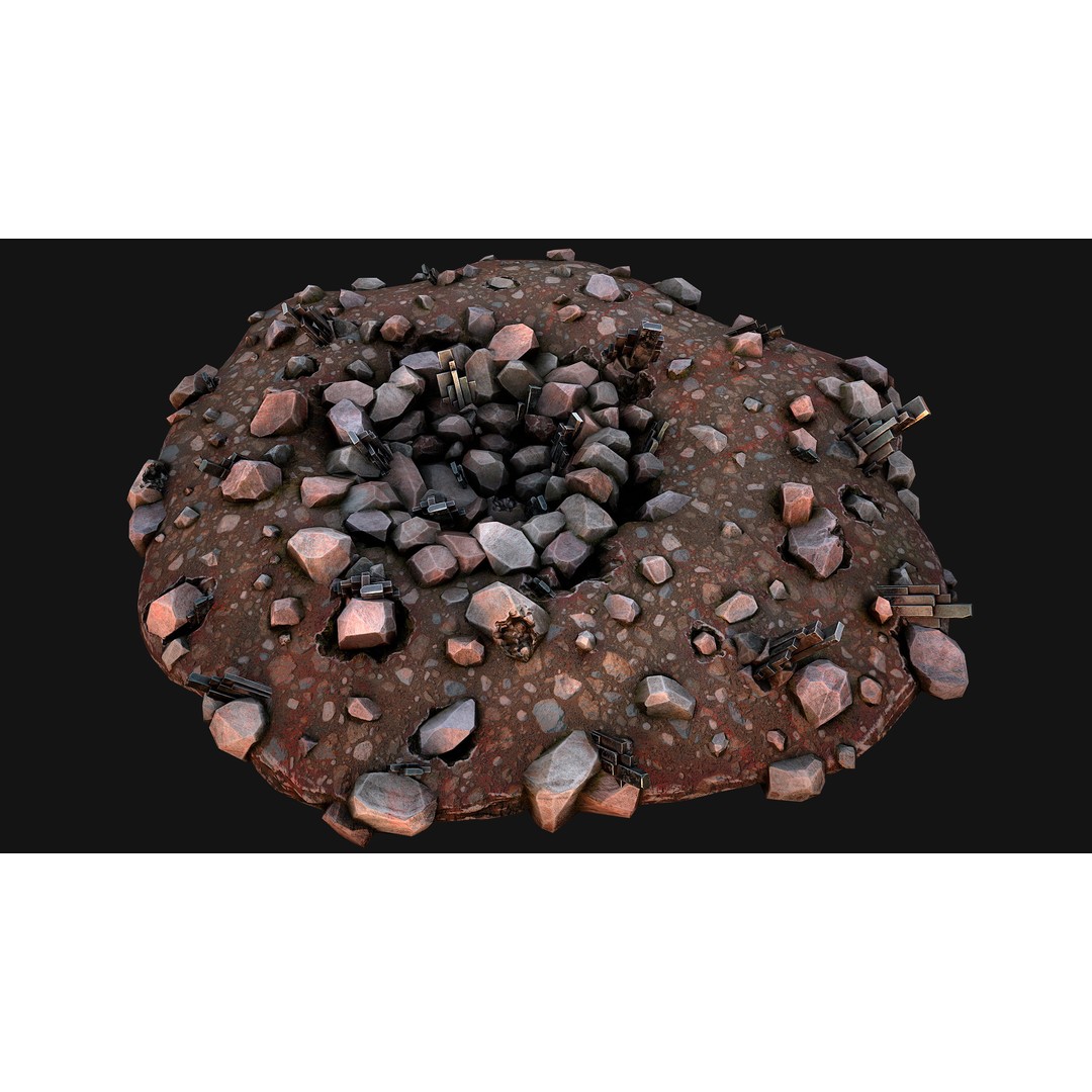 Medieval Mine 3D Model – Low Poly Game Asset, PBR Textures, FBX - View 31