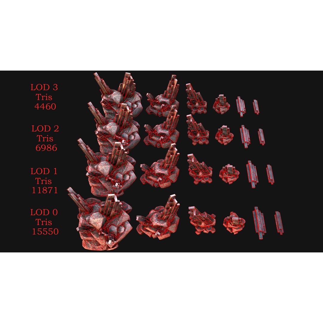 Medieval Mine 3D Model – Low Poly Game Asset, PBR Textures, FBX - View 41