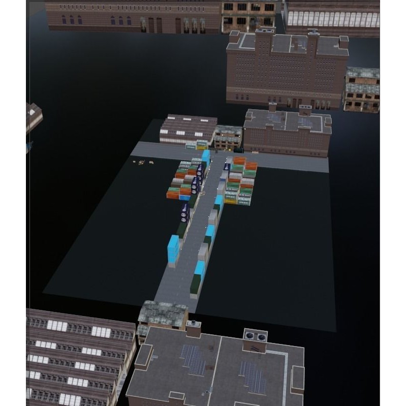 Docks Shipment 3D Model – Industrial Environment with PBR Textures - View 12
