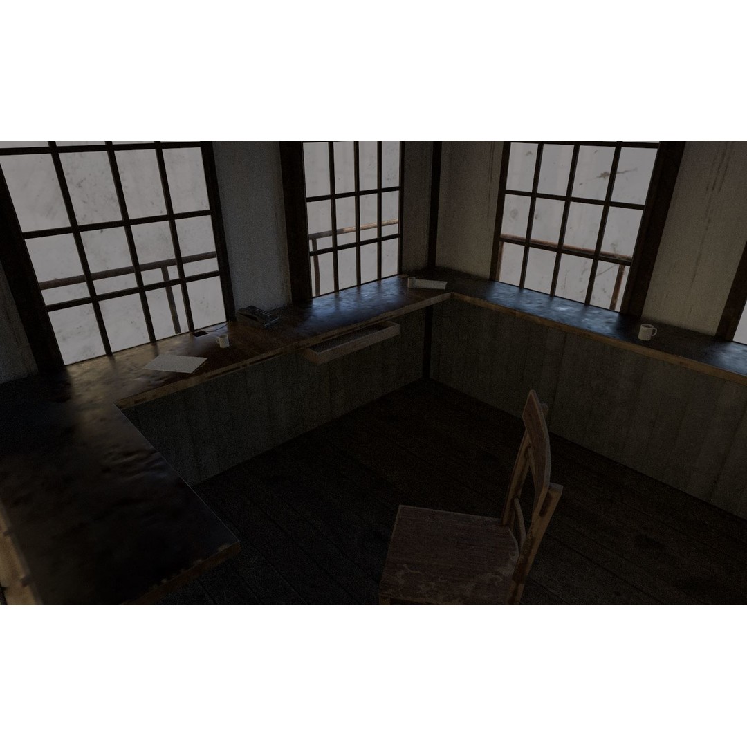 Old Prison Gate 3D Model – Realistic Architectural Asset, FBX - View 15