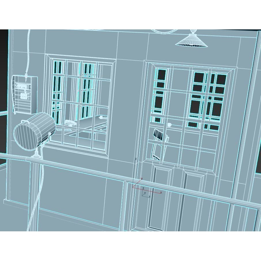 Old Prison Gate 3D Model – Realistic Architectural Asset, FBX - View 24