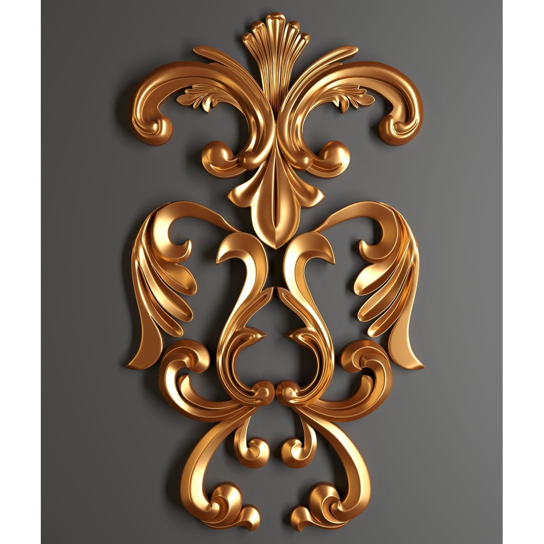Architectural Ornaments 3D Model – Decorative Elements for Design, FBX, OBJ - View 11