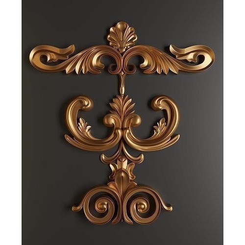 Architectural Ornaments 3D Model – Decorative Elements for Design, FBX, OBJ - View 12