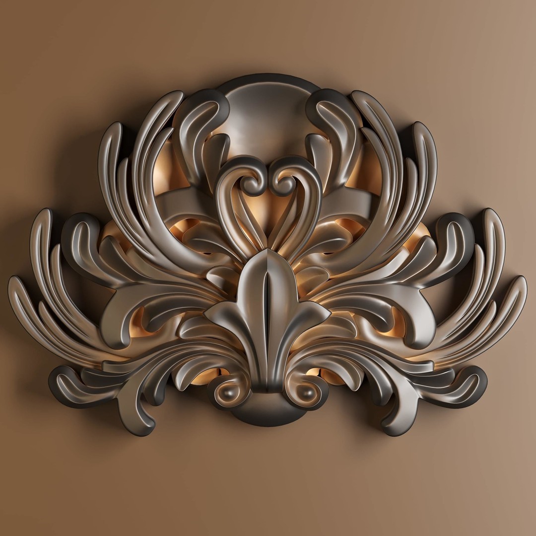 Architectural Ornaments 3D Model – Decorative Elements for Design, FBX, OBJ - View 19