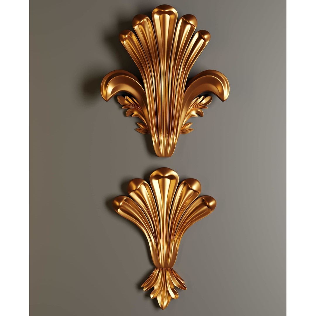 Architectural Ornaments 3D Model – Decorative Elements for Design, FBX, OBJ - View 23