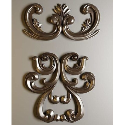 Architectural Ornaments 3D Model – Decorative Elements for Design, FBX, OBJ - View 27