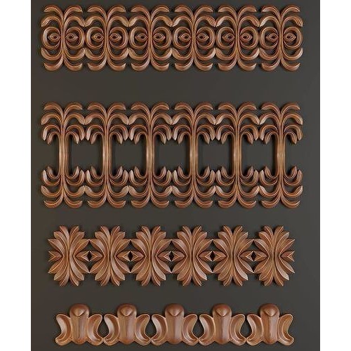 Architectural Ornaments 3D Model – Decorative Elements for Design, FBX, OBJ - View 34