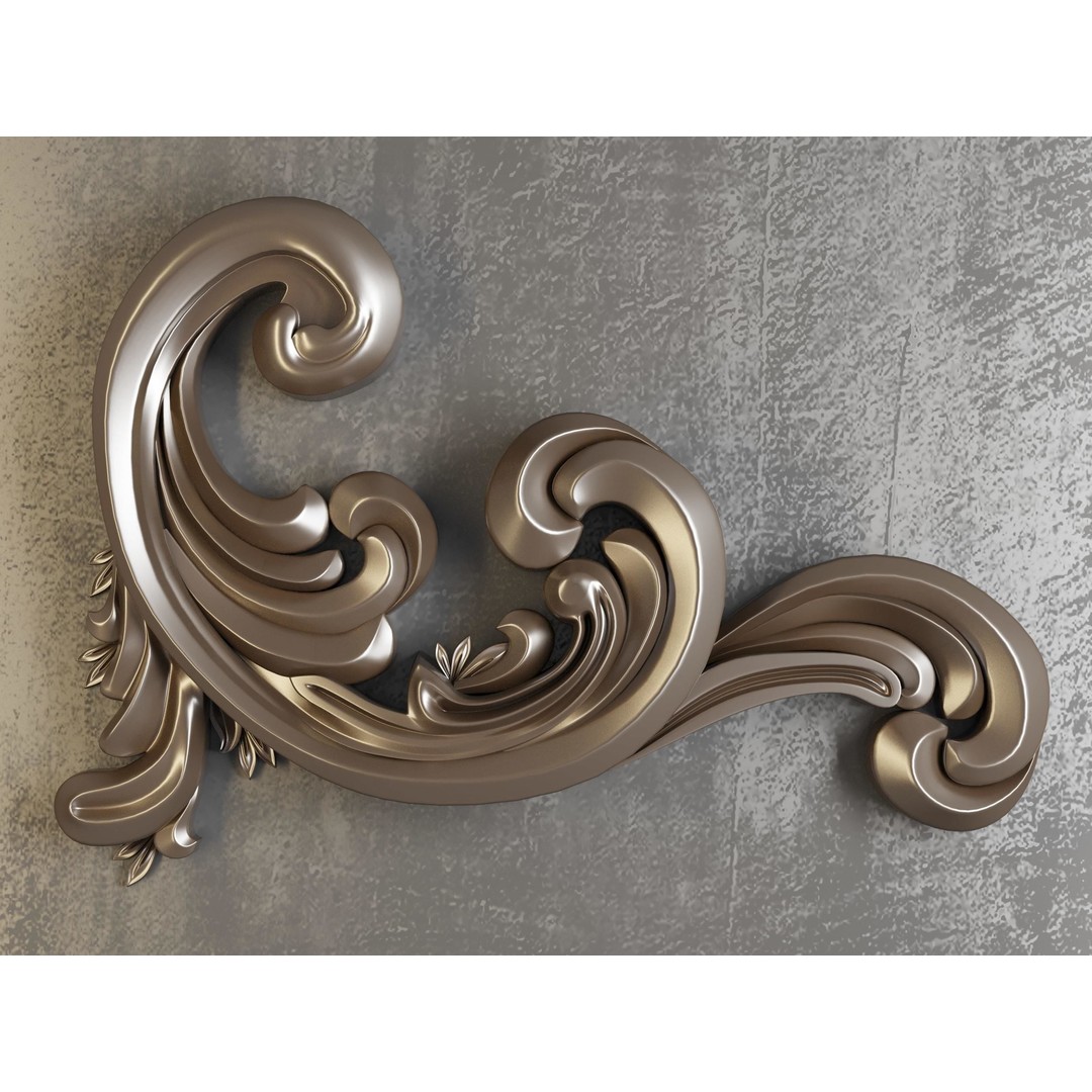 Architectural Ornaments 3D Model – Decorative Elements for Design, FBX, OBJ - View 4