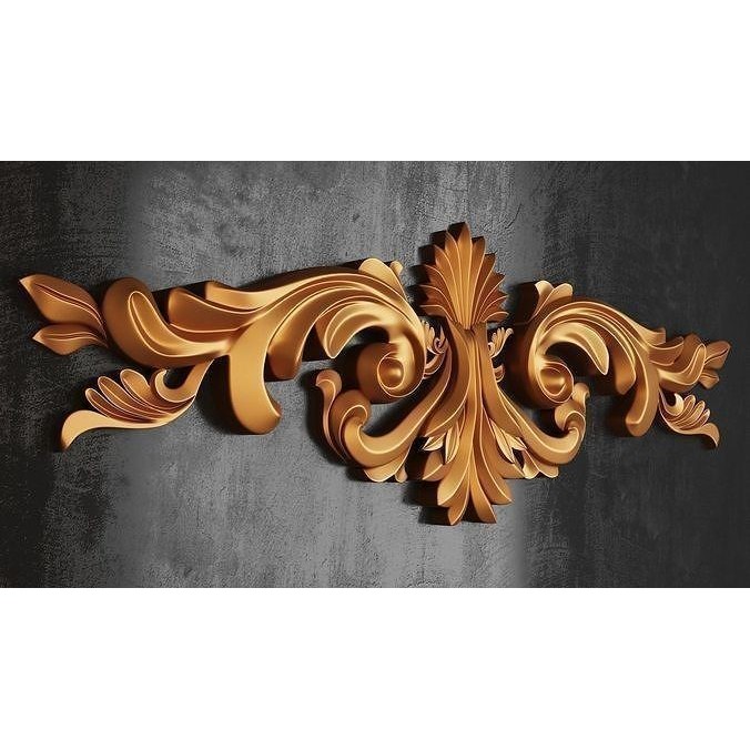 Architectural Ornaments 3D Model – Decorative Elements for Design, FBX, OBJ - View 7