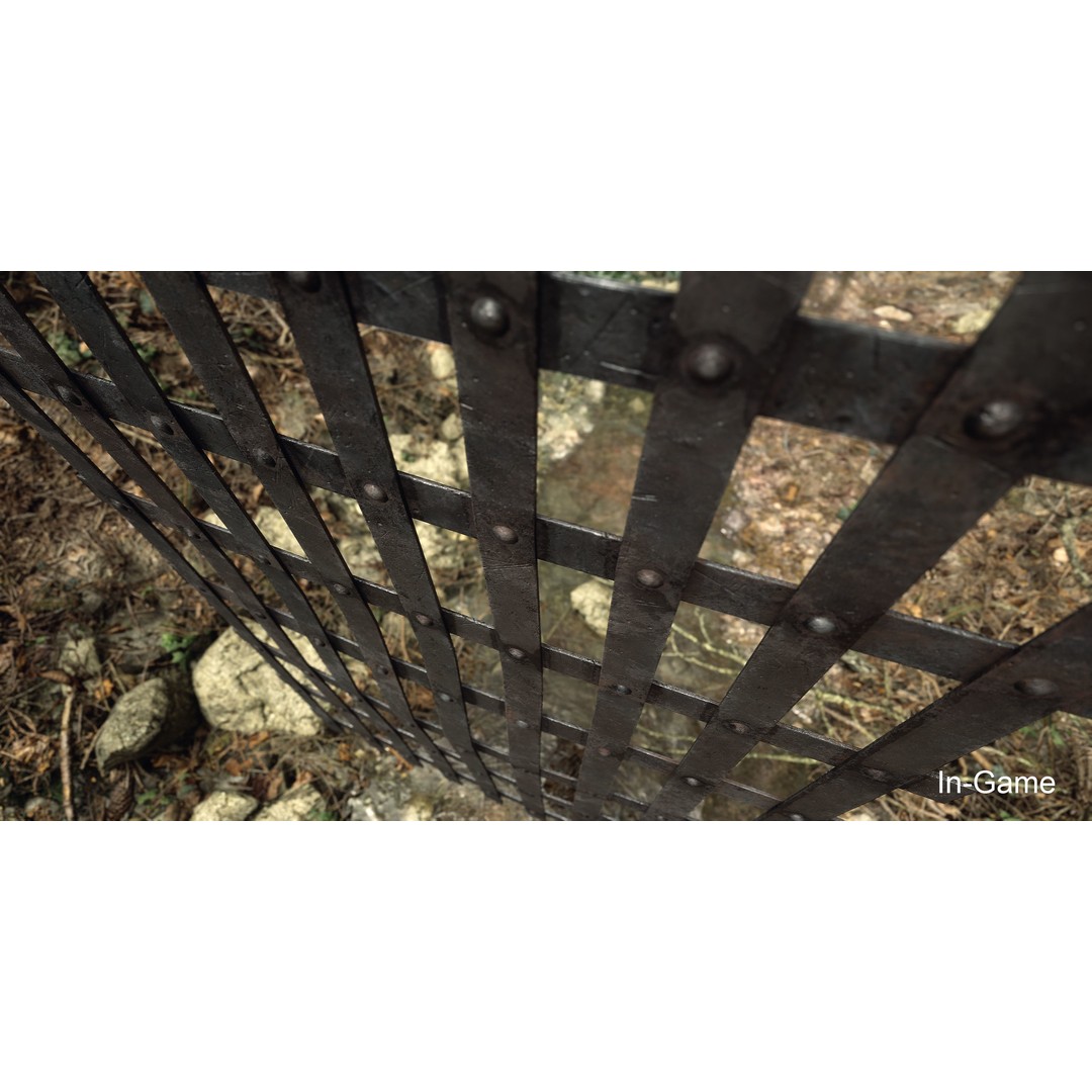 Metal Grid 3D Model – Low Poly Architectural Asset, FBX - View 17
