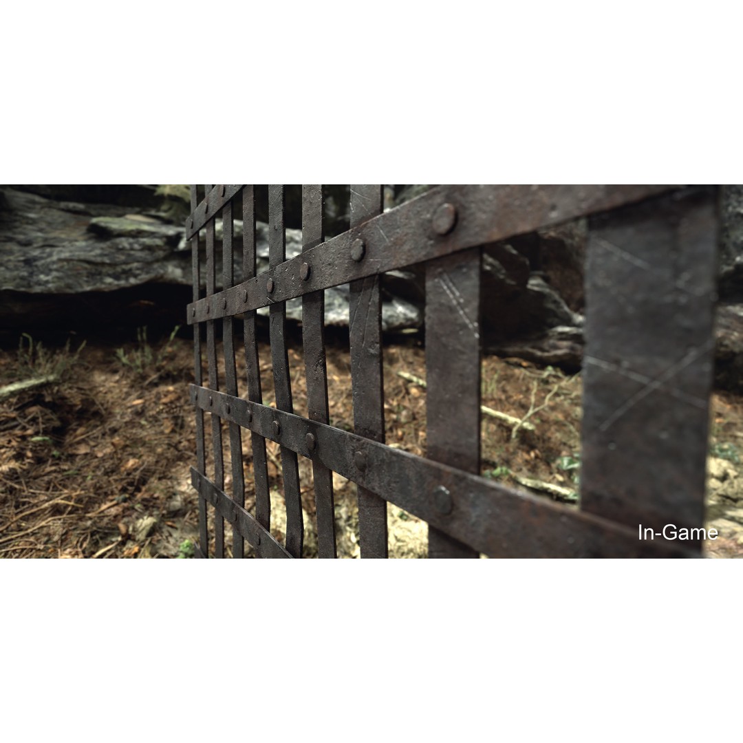 Metal Grid 3D Model – Low Poly Architectural Asset, FBX - View 19