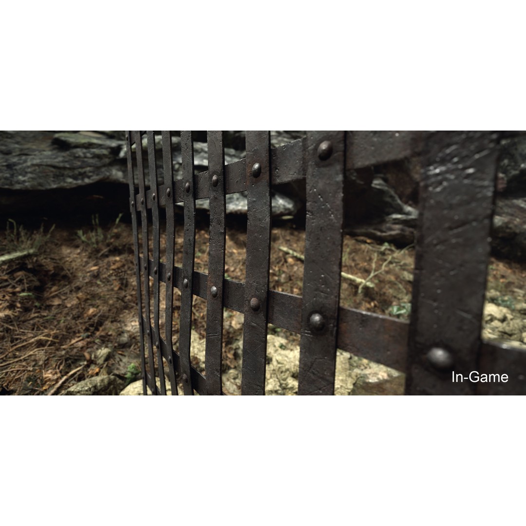 Metal Grid 3D Model – Low Poly Architectural Asset, FBX - View 20