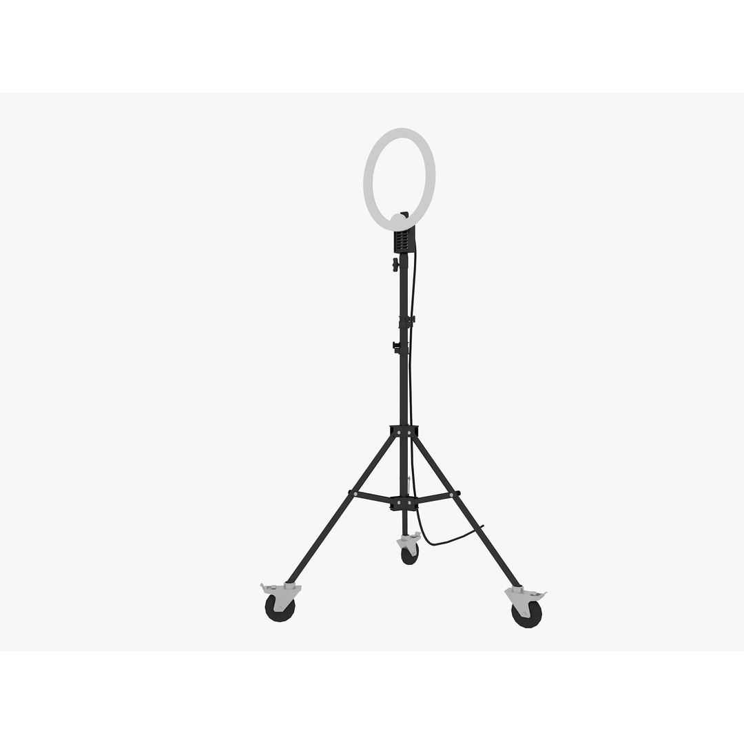 Studio Photography Lights 3D Model – High Poly Lighting Equipment, FBX, Blender - View 16