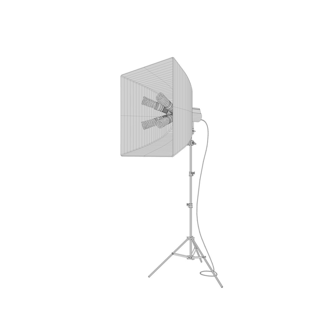 Studio Photography Lights 3D Model – High Poly Lighting Equipment, FBX, Blender - View 25