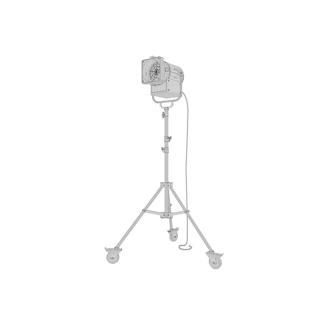 Studio Photography Lights 3D Model – High Poly Lighting Equipment, FBX, Blender - View 29