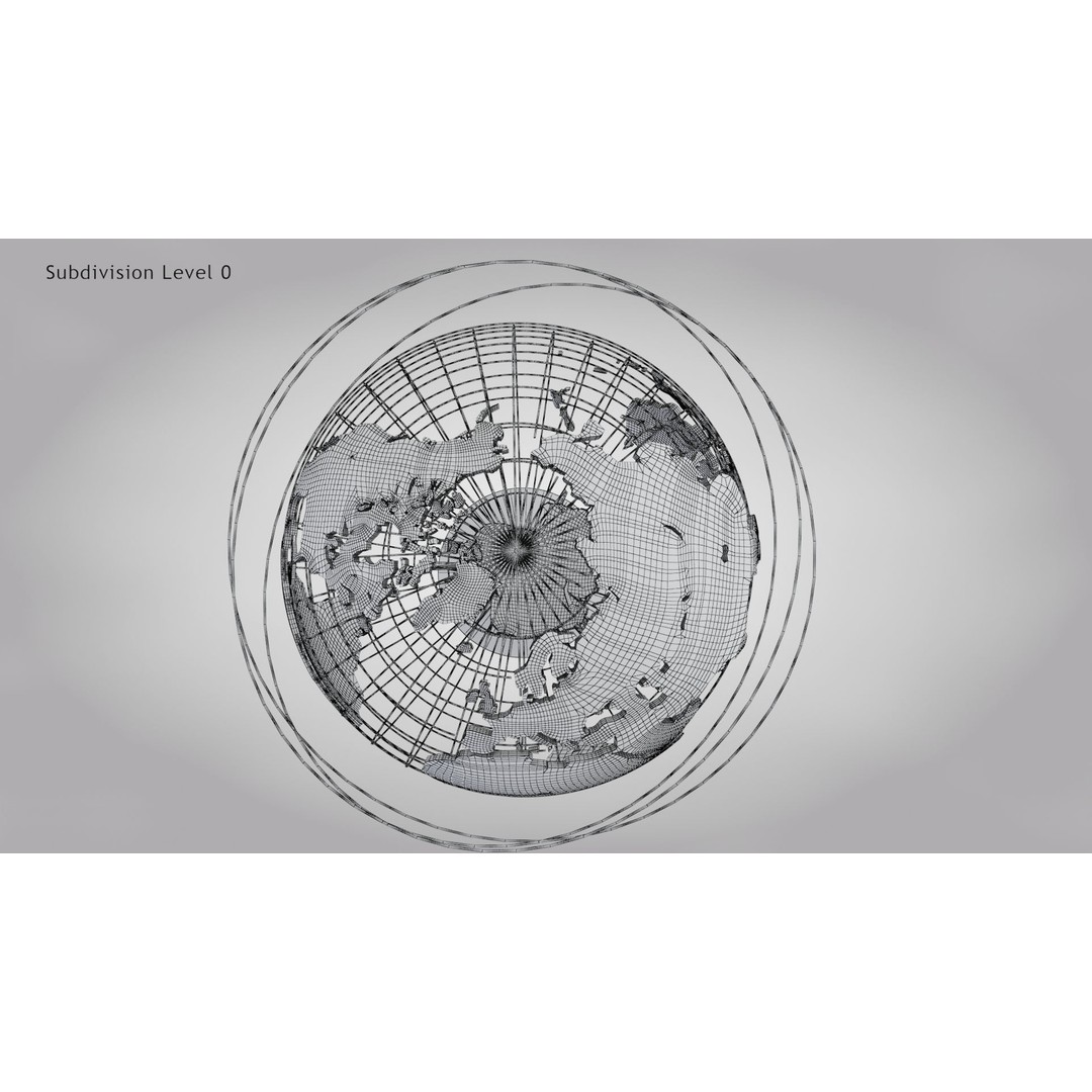 Earth Globe 3D Model – Photorealistic Decoration with PBR Textures