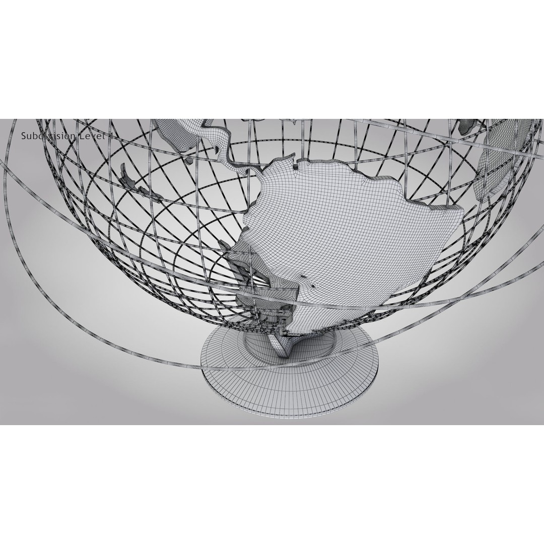Earth Globe 3D Model – Photorealistic Decoration with PBR Textures - View 15