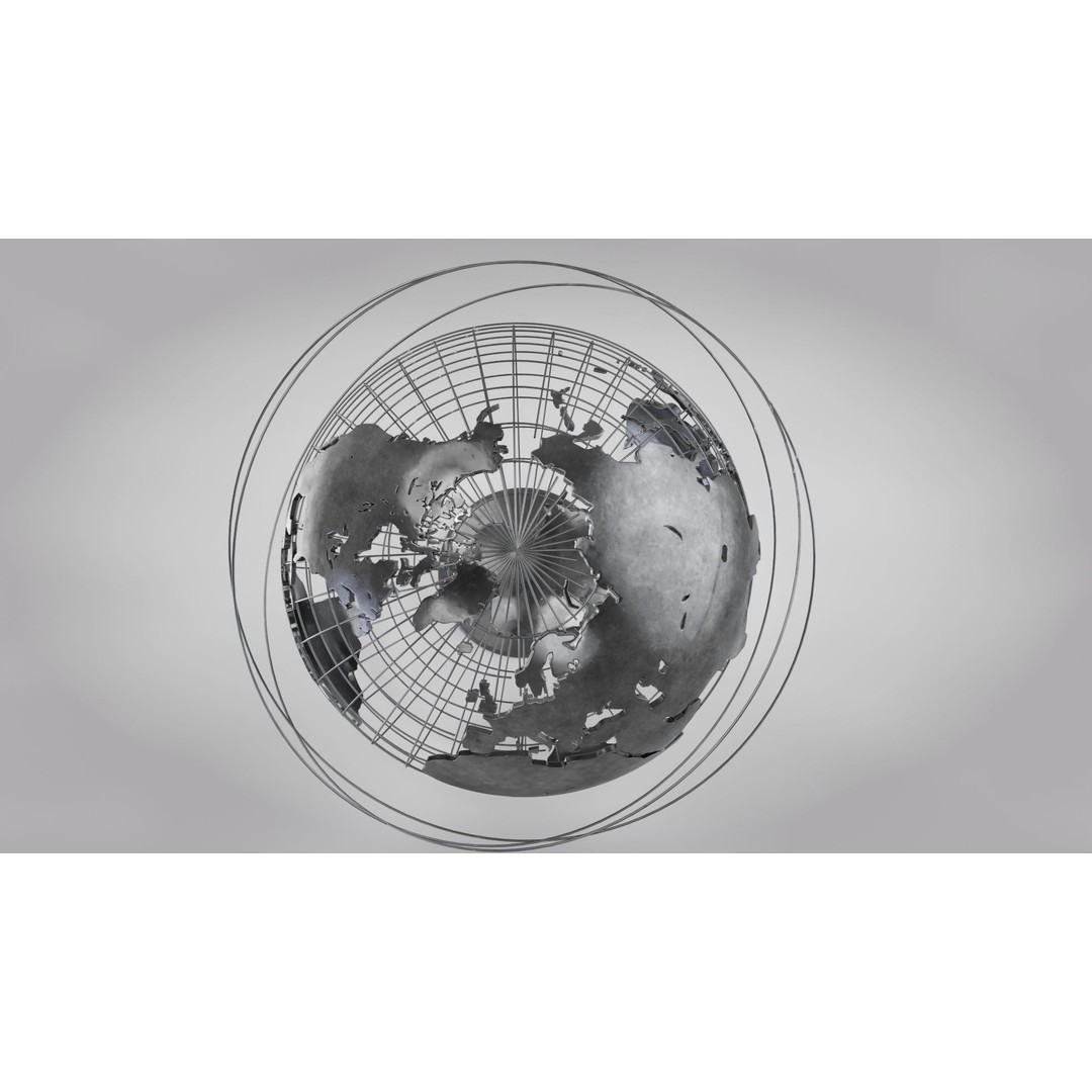 Earth Globe 3D Model – Photorealistic Decoration with PBR Textures - View 7