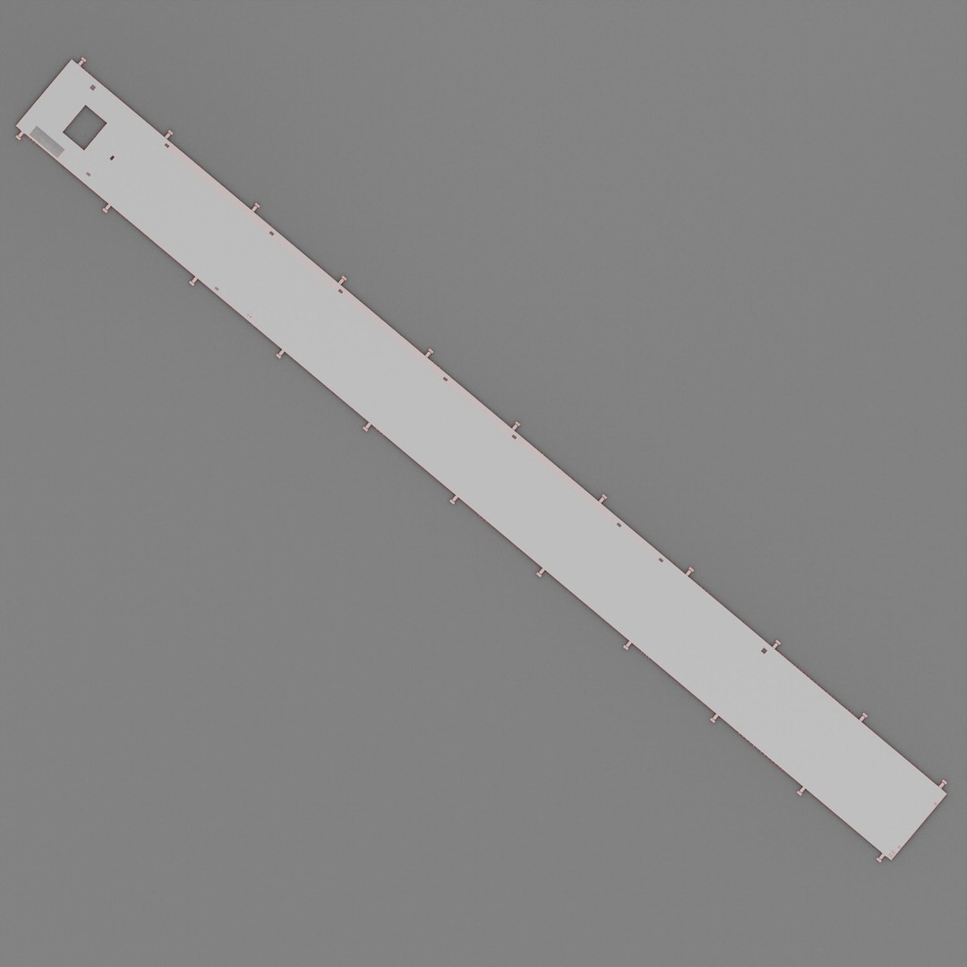 Industrial Metal Ramp 3D Model – High Poly PBR Game Asset, FBX - View 8