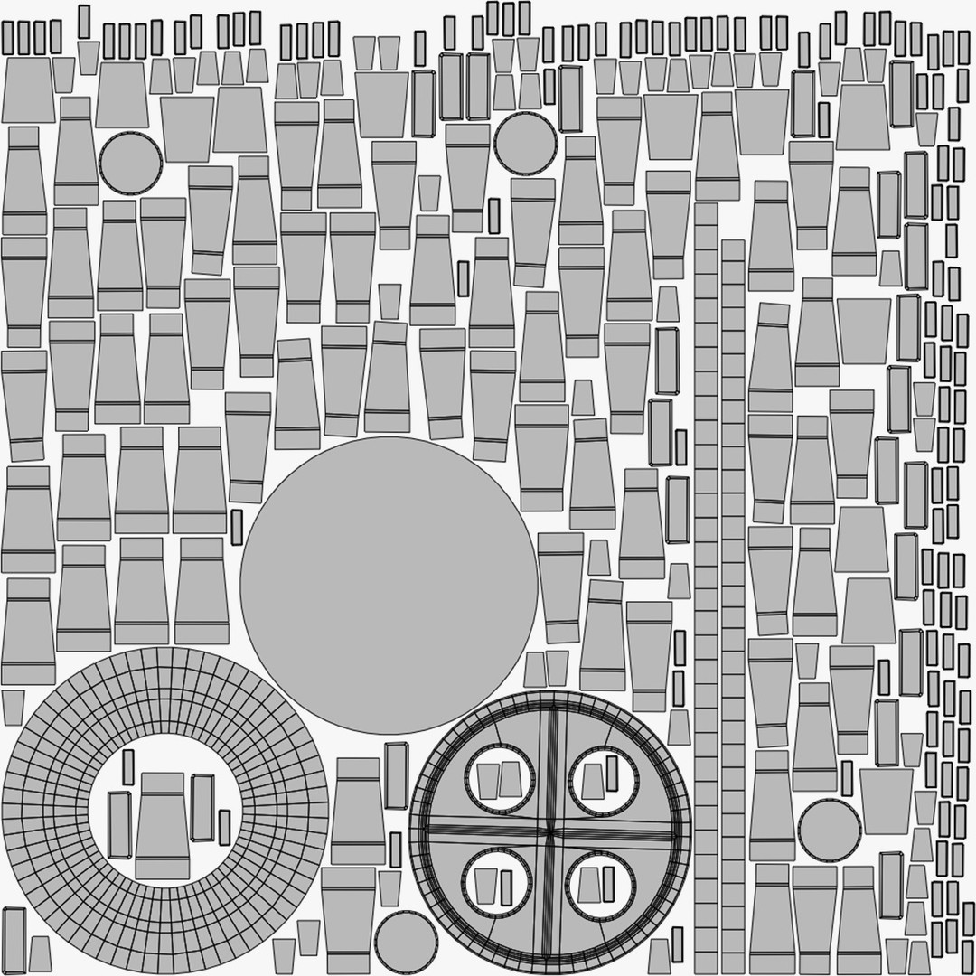 Ancient Stone Altar 3D Model – Low Poly Architectural Asset, FBX