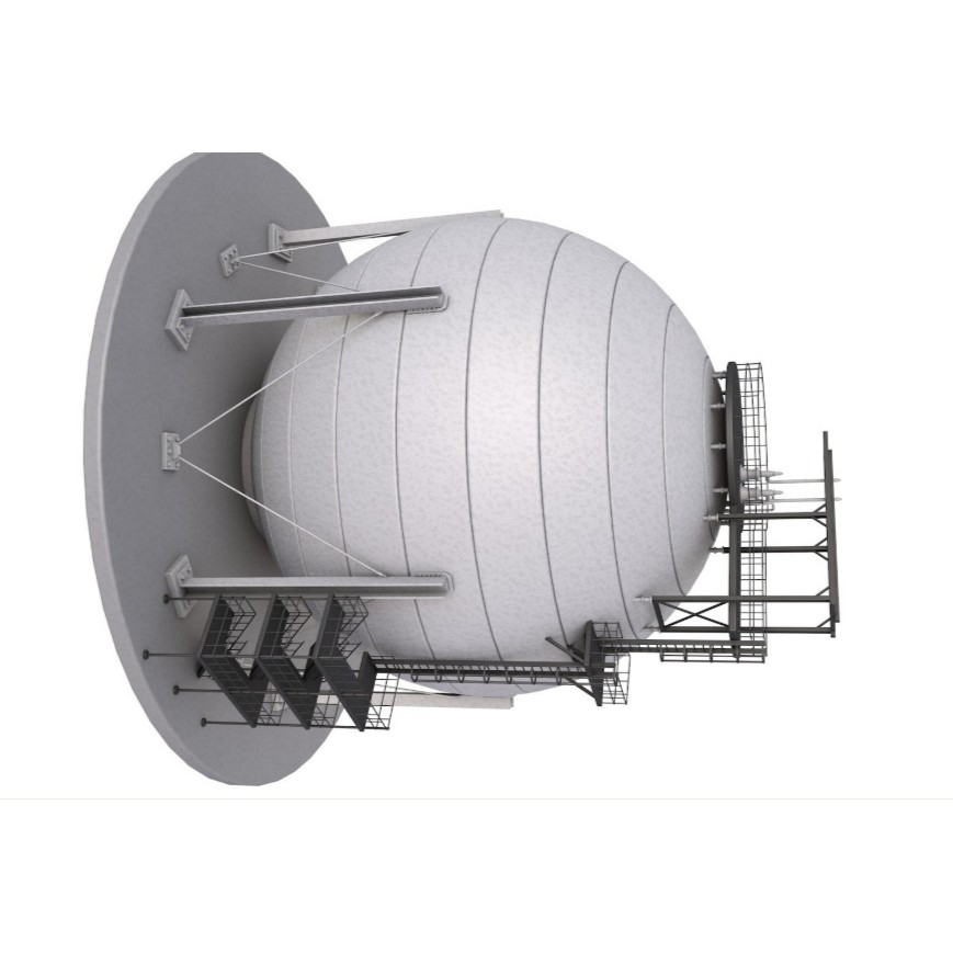 Refinery Module 3D Model – Realistic Industrial Structure, FBX, OBJ - View 5
