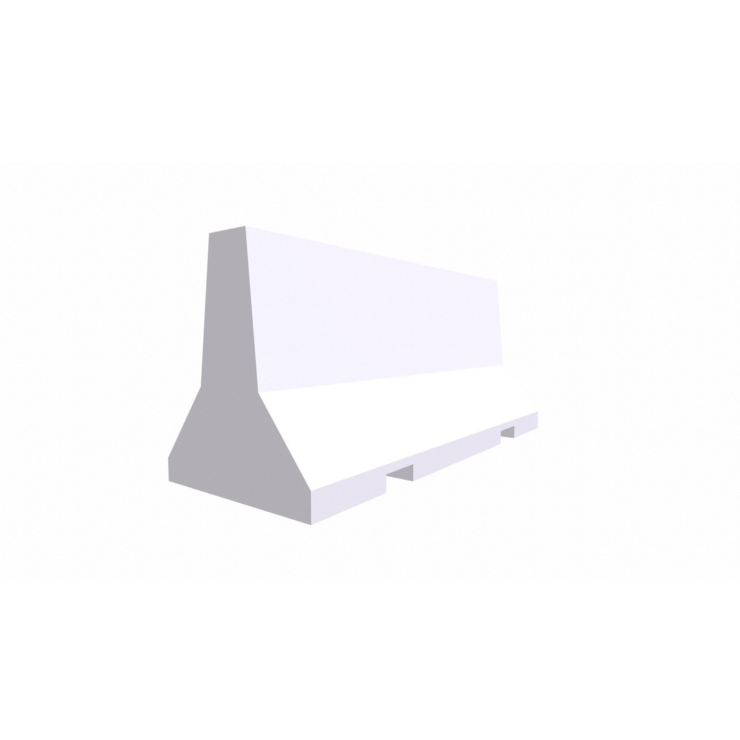 Road Blocker 3D Model – Low Poly Game Asset, FBX, OBJ, Blender