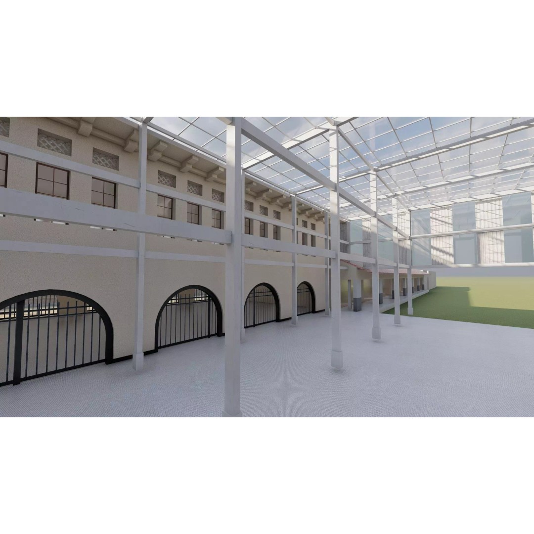 Fictional Train Station 3D Model – Modern Electric Trains, Lumion Ready - View 12