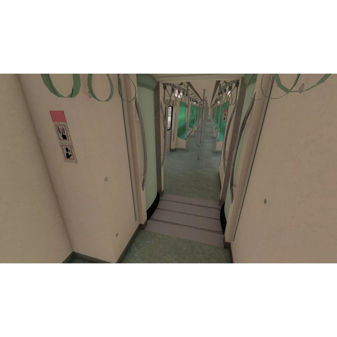 Fictional Train Station 3D Model – Modern Electric Trains, Lumion Ready - View 38