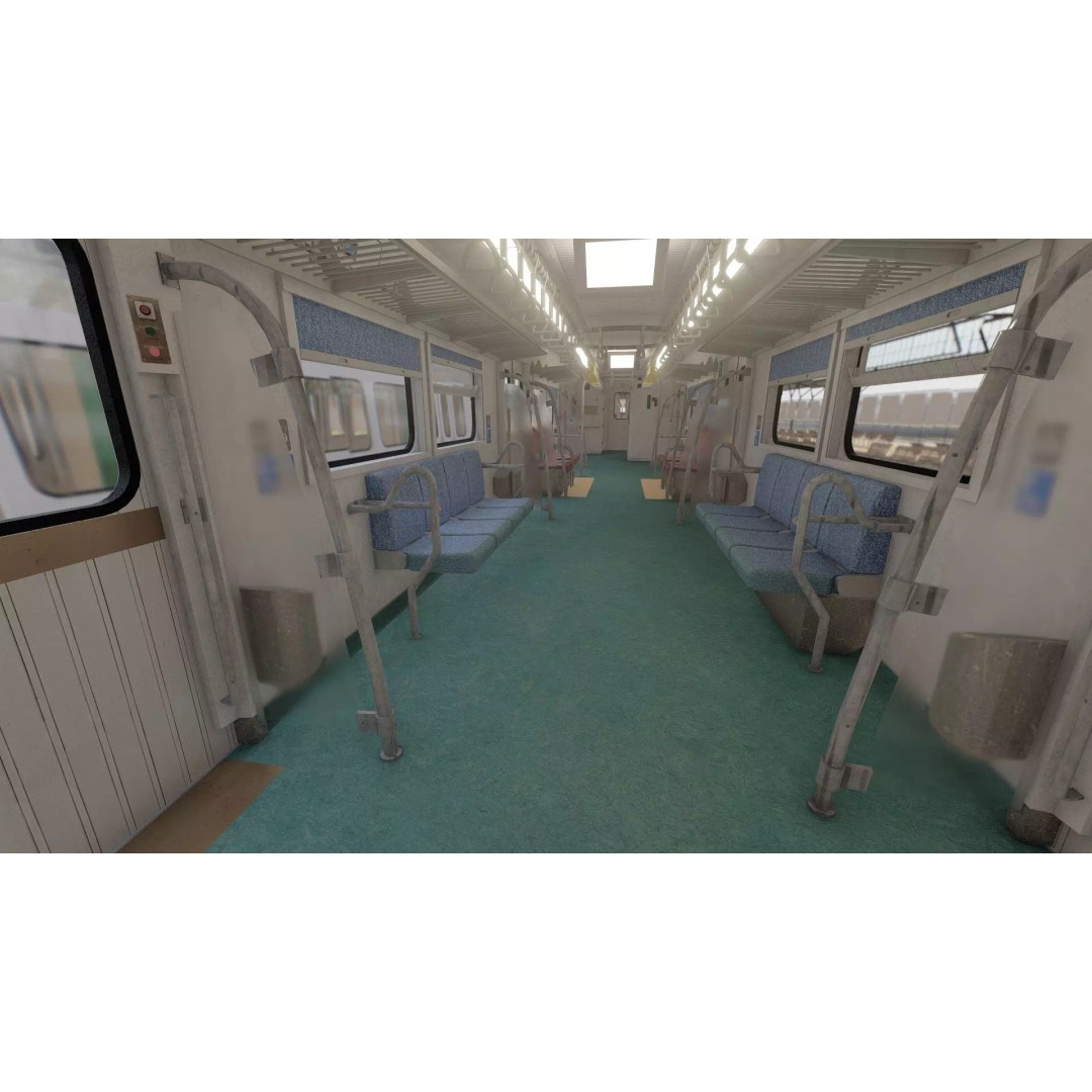 Fictional Train Station 3D Model – Modern Electric Trains, Lumion Ready - View 44