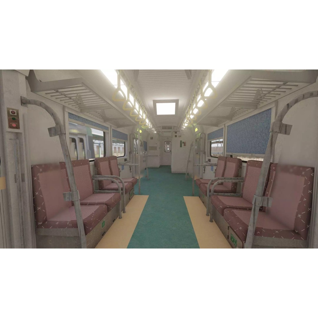 Fictional Train Station 3D Model – Modern Electric Trains, Lumion Ready - View 45