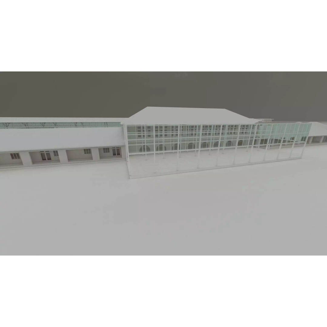 Fictional Train Station 3D Model – Modern Electric Trains, Lumion Ready - View 57