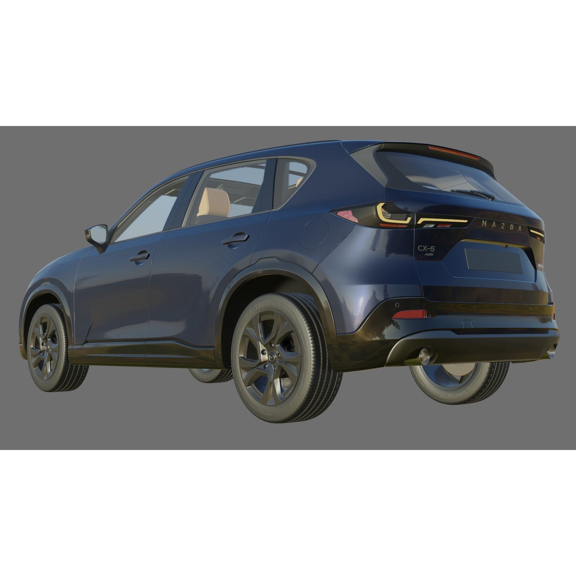 Mazda CX-5 2026 - Detailed Interior and Exterior 3D Model - View 28