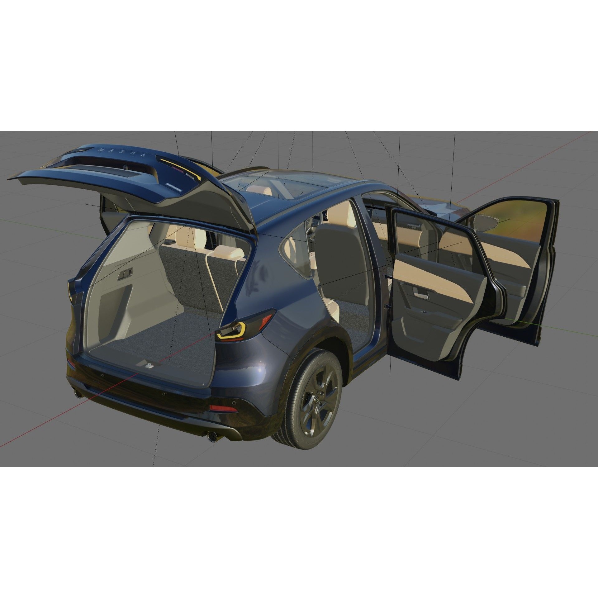Mazda CX-5 2026 - Detailed Interior and Exterior 3D Model - View 31
