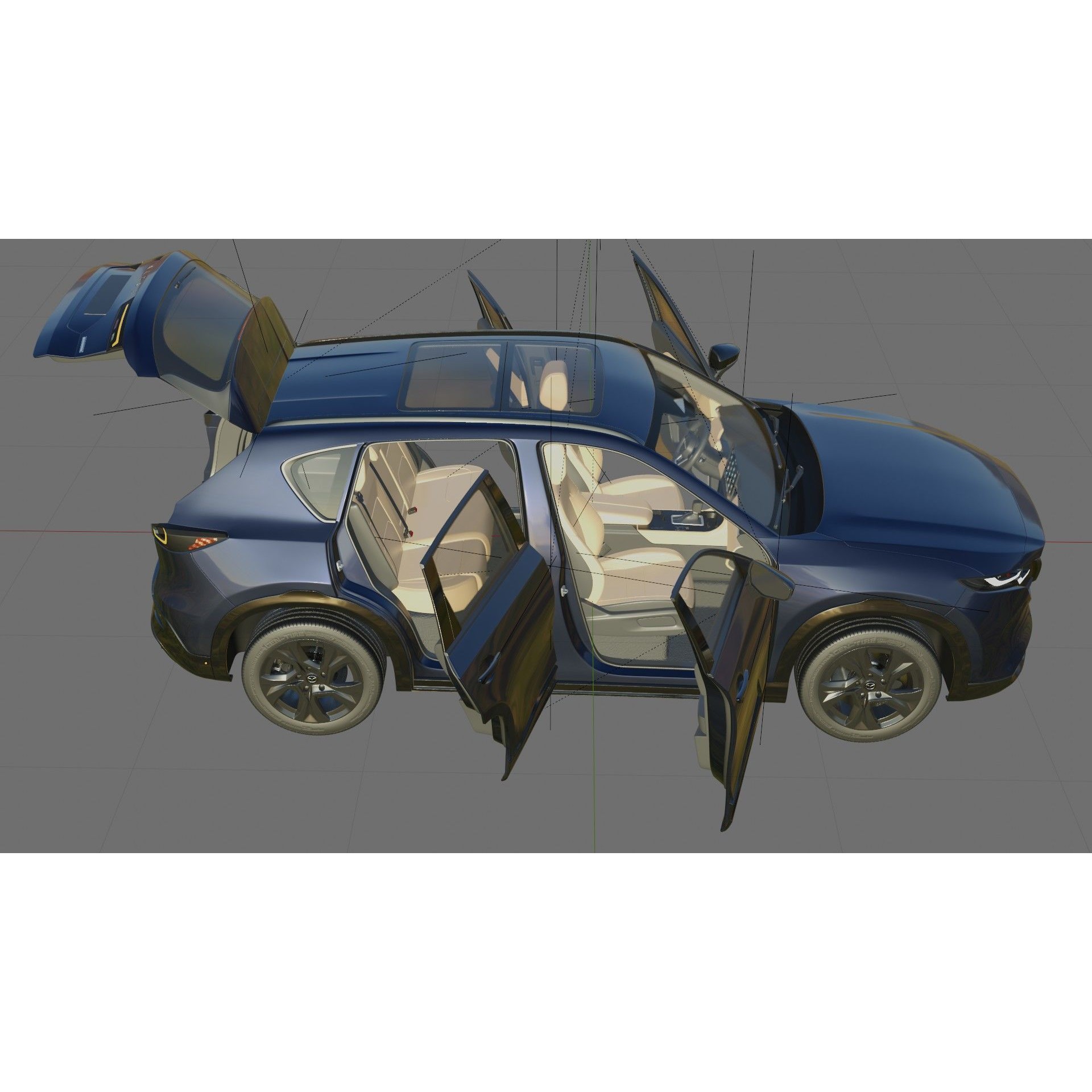 Mazda CX-5 2026 - Detailed Interior and Exterior 3D Model - View 32