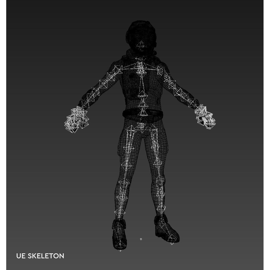 Mars Suit - Low-Poly Game-Ready 3D Model - View 20