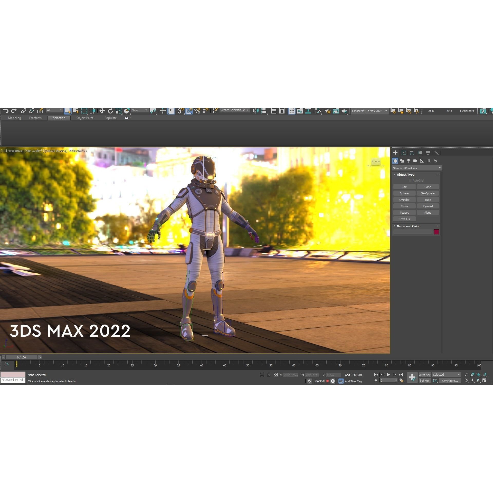 Mars Suit - Low-Poly Game-Ready 3D Model - View 21