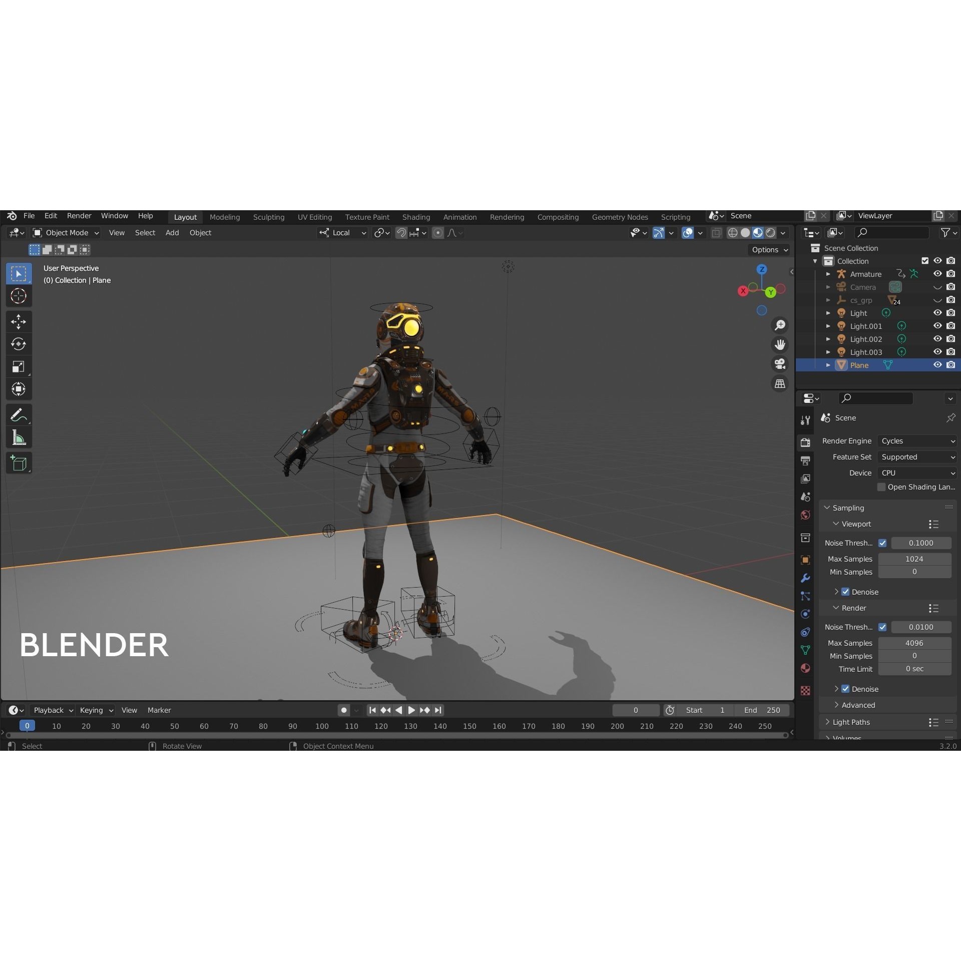 Mars Suit - Low-Poly Game-Ready 3D Model - View 23