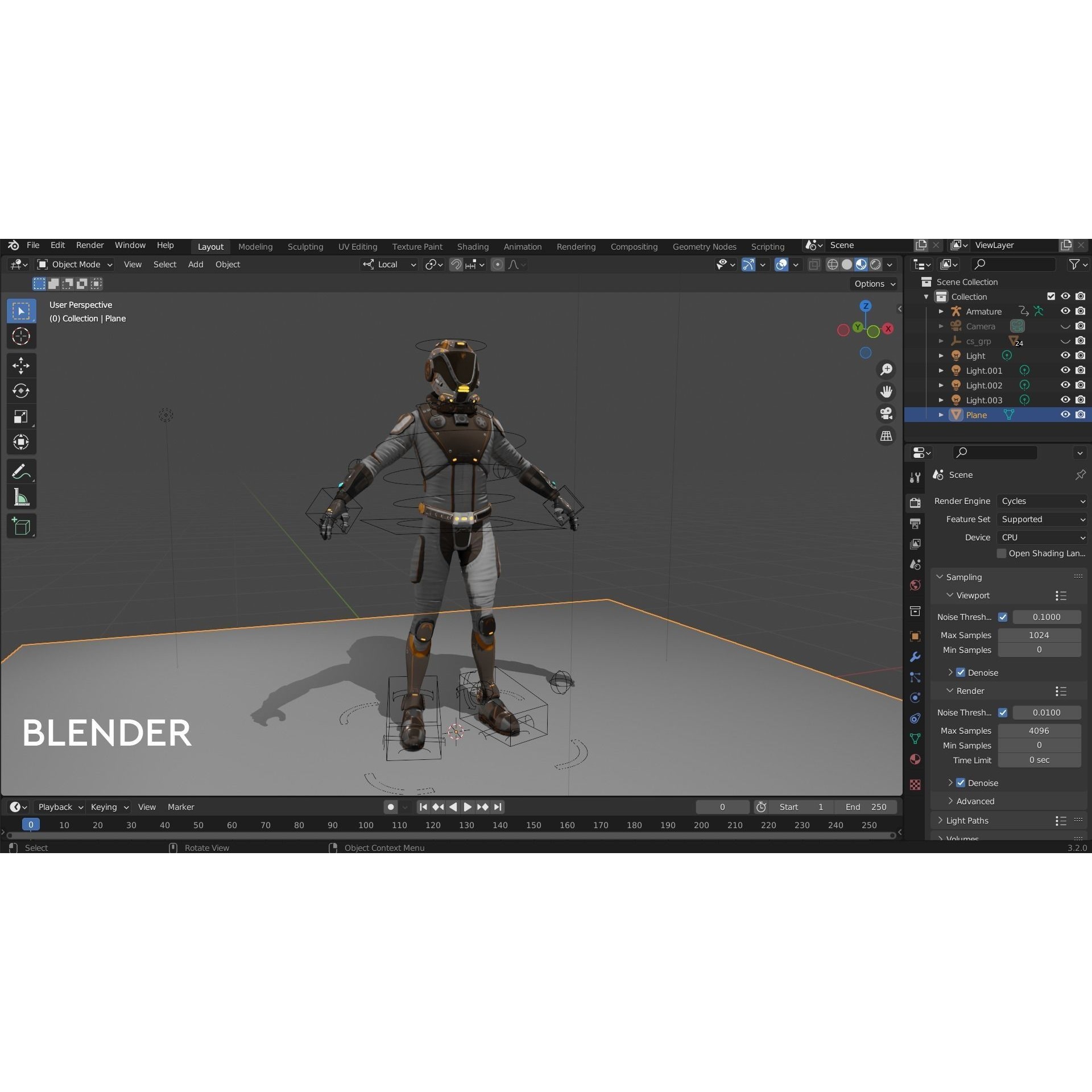 Mars Suit - Low-Poly Game-Ready 3D Model - View 24