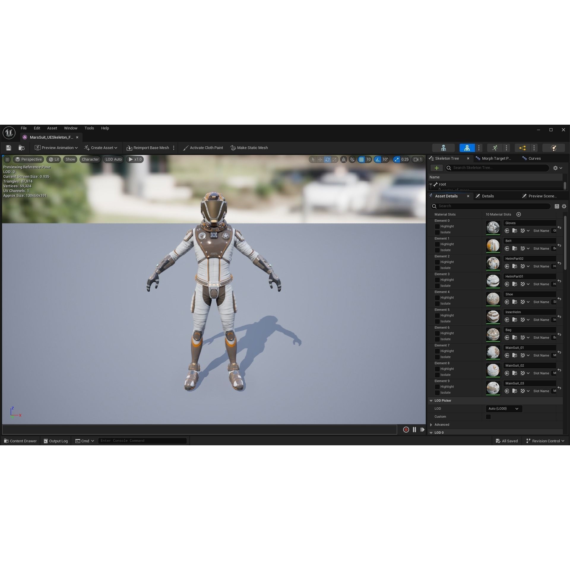 Mars Suit - Low-Poly Game-Ready 3D Model - View 27