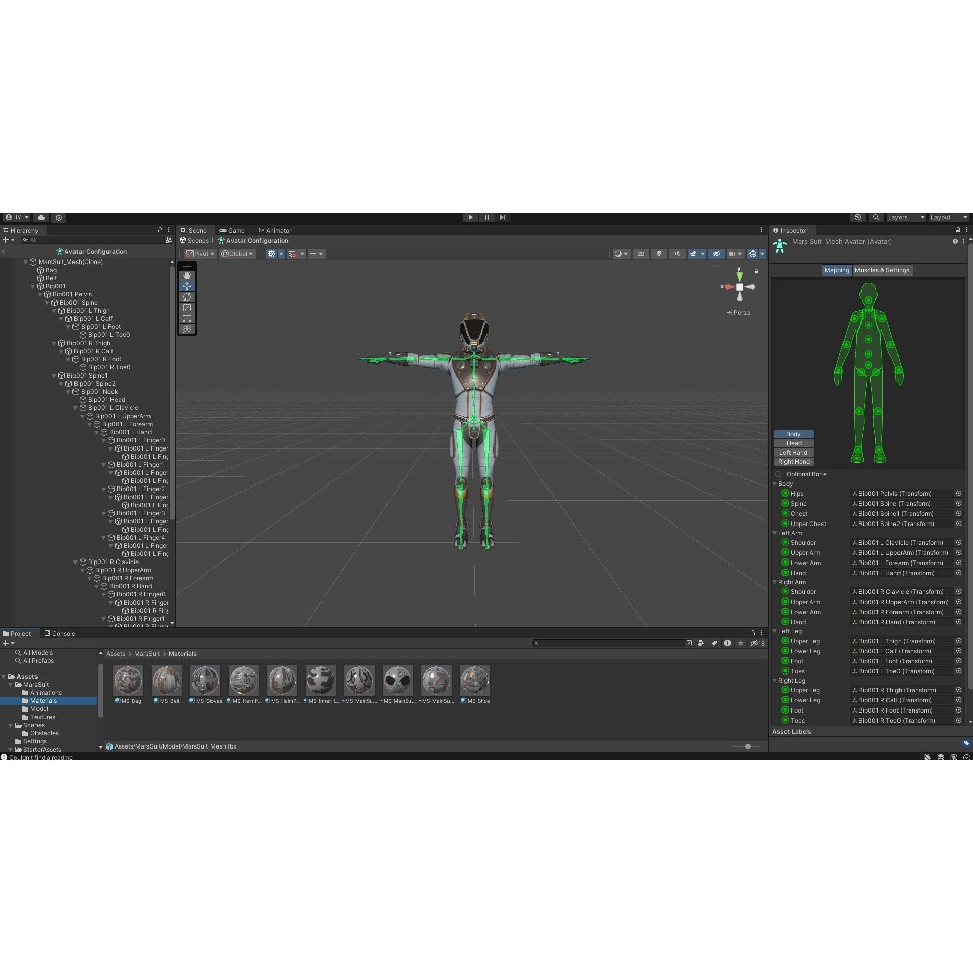 Mars Suit - Low-Poly Game-Ready 3D Model - View 33