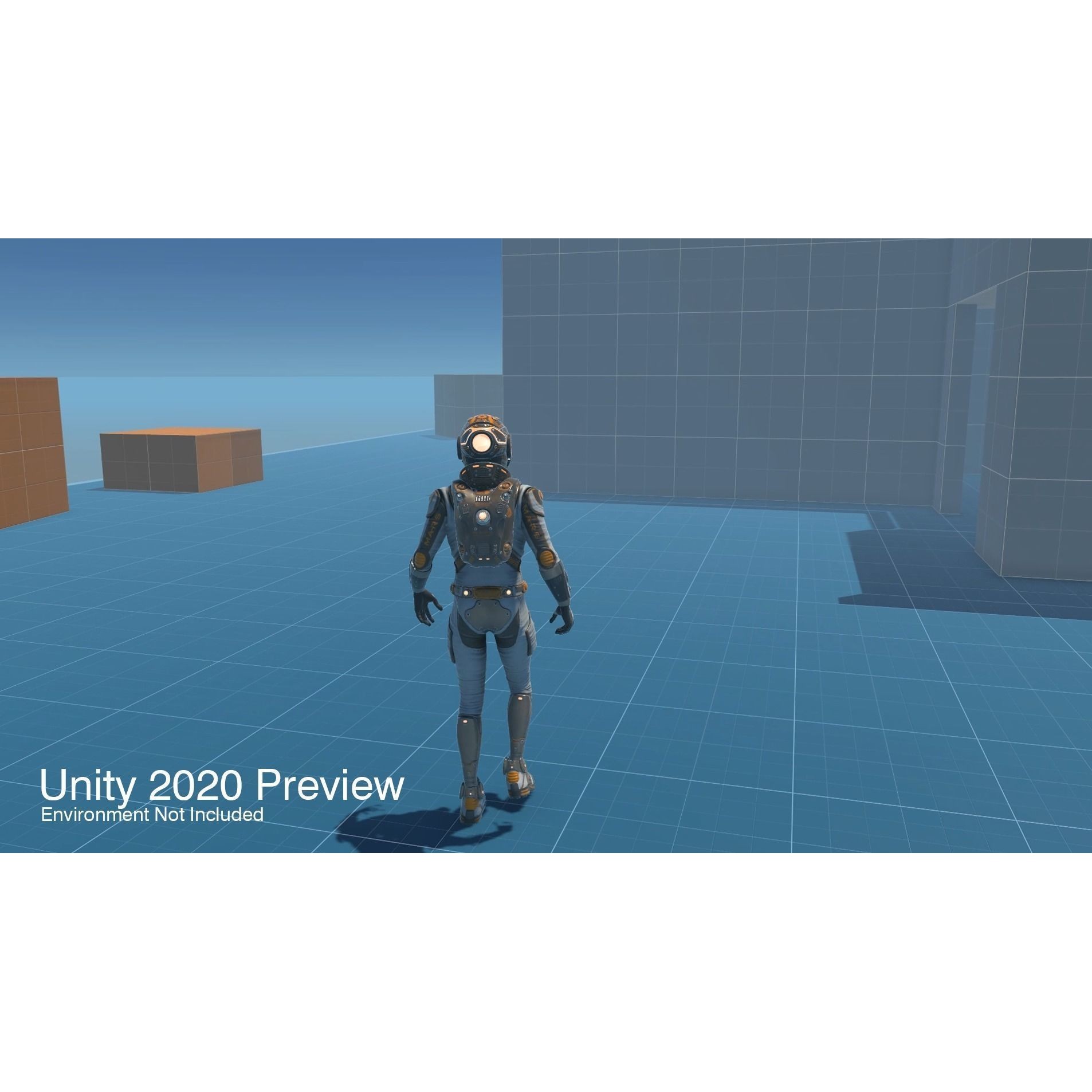Mars Suit - Low-Poly Game-Ready 3D Model - View 34