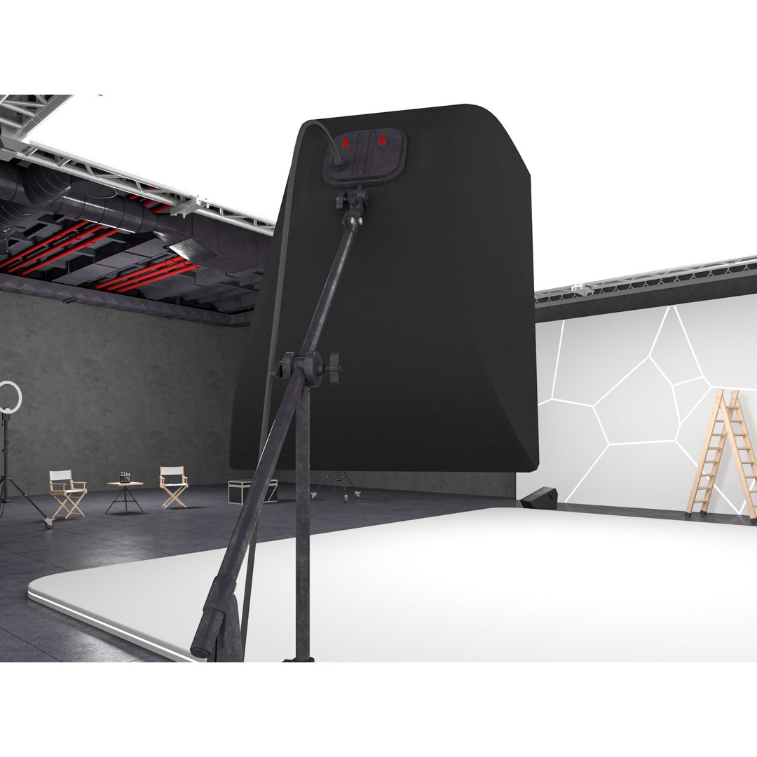 Hangar Studio 3D Model – Industrial Photography Scene, FBX & Blender - View 6