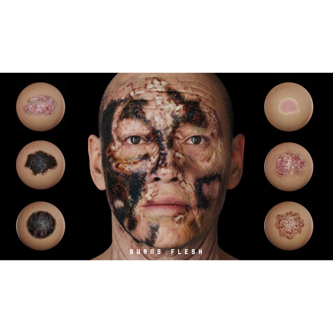 Character Imperfection Brush 3D Model – Customizable Skin Textures, SPSM - View 7