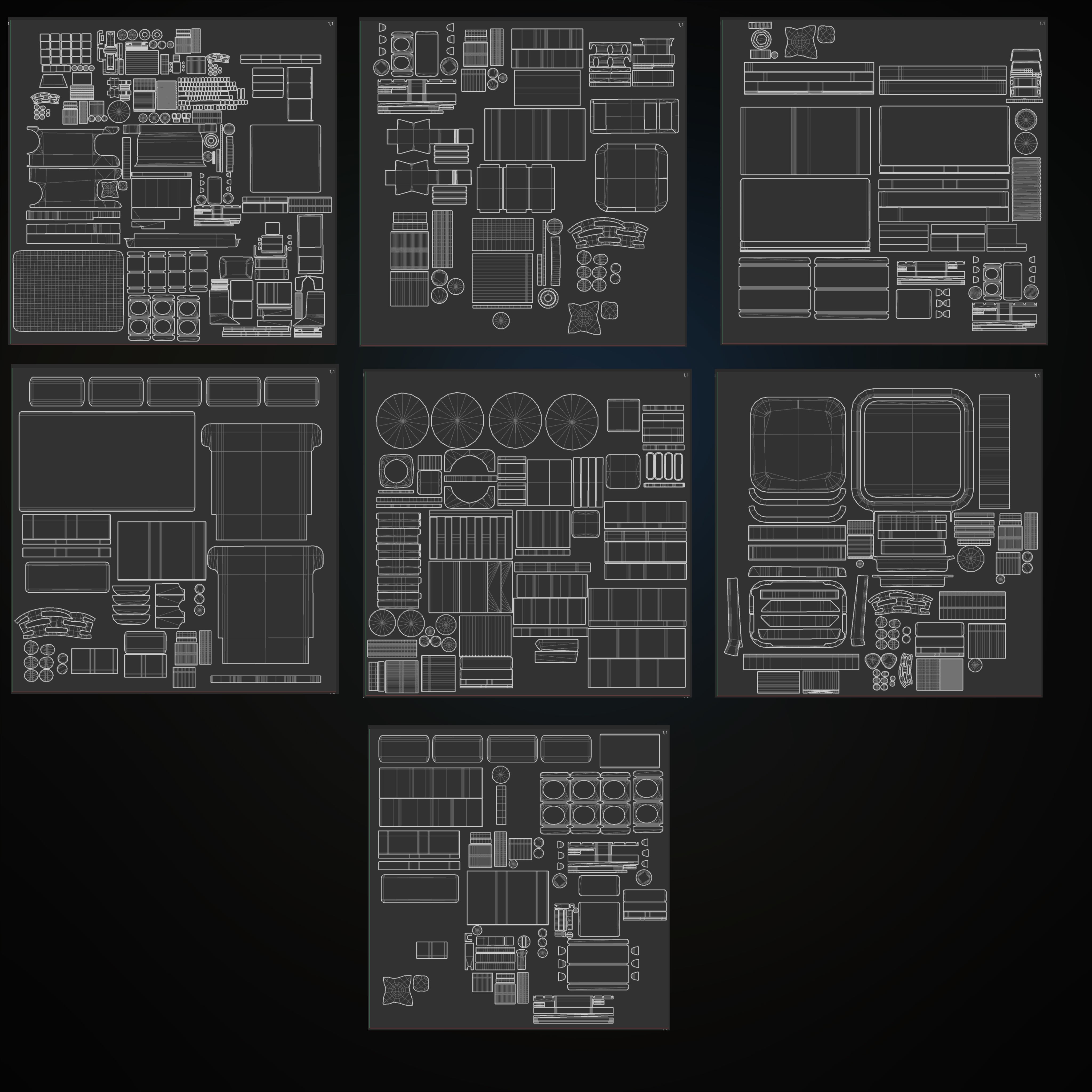 Radar CPU Computer - Low-Poly Game-Ready 3D Model